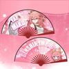 Quạt xếp cầm tay game Genshin Impact và nhiều mẫu Anime khác (Size lớn)