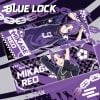 Vé laser anime Blue Lock - Thẻ Bookmark dùng đánh dấu trang (Có hologram lấp lánh)