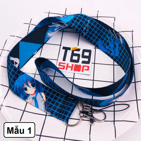 Dây đeo thẻ tên/móc khóa dây strap Hatsune Miku