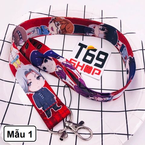 Dây đeo thẻ tên/móc khóa dây strap anime Tokyo Ghoul