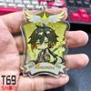 Móc khóa mica game Genshin Impact - Cute card ver