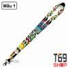 Dây đeo thẻ tên/móc khóa dây strap anime One Piece