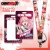 Dây đeo thẻ tên/móc khóa dây strap anime Chainsaw Man (Có kèm theo bảng tên)