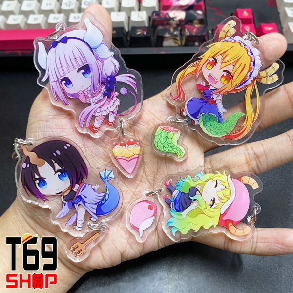 Móc khóa mica anime Miss Kobayashi's Dragon Maid - Nhóm 2