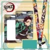 Dây đeo thẻ tên/móc khóa dây strap anime Kimetsu no Yaiba (Có kèm theo bảng tên)