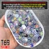 Combo Charm mica mini 2cm nhiều mẫu Anime, Game - Lắc ốp điện thoại trang trí