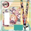 Dây đeo thẻ tên/móc khóa dây strap anime Kimetsu no Yaiba (Có kèm theo bảng tên)