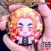 Huy hiệu anime Kimetsu no Yaiba - Chibi ver (Size 5.8cm)