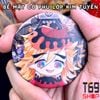 Huy hiệu anime Kimetsu no Yaiba - Chibi ver (Size 5.8cm)