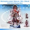 [Loại đặc biệt] Tượng Standee mica game Honkai Star Rail có background phong cảnh - Mẫu mới