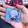 Móc khóa mica game Genshin Impact - Chat Sticker ver