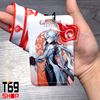 Dây đeo thẻ tên/móc khóa dây strap game Genshin Impact (Có kèm theo bảng tên + Vision nhỏ)