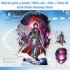 [Loại đặc biệt] Tượng Standee mica game Honkai Star Rail có background phong cảnh - Mẫu mới