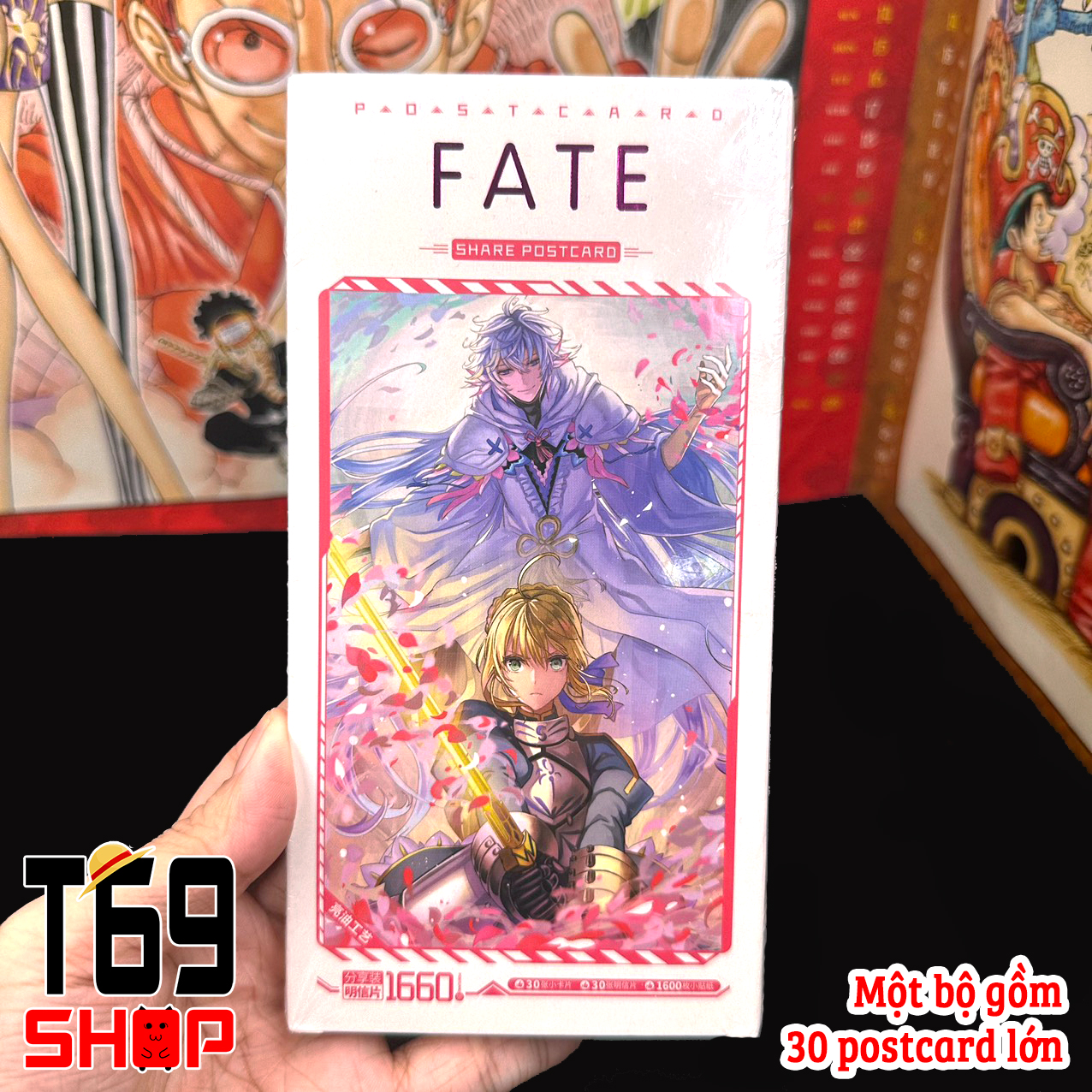 Hộp postcard bưu thiếp Genshin Impact, Honkai Impact, Jujutsu