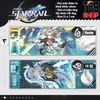 Vé laser game Honkai Star Rail - Thẻ Bookmark dùng đánh dấu trang (Có hologram lấp lánh)