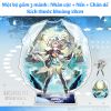 [Loại đặc biệt] Tượng Standee mica game Honkai Star Rail có background phong cảnh - Mẫu mới