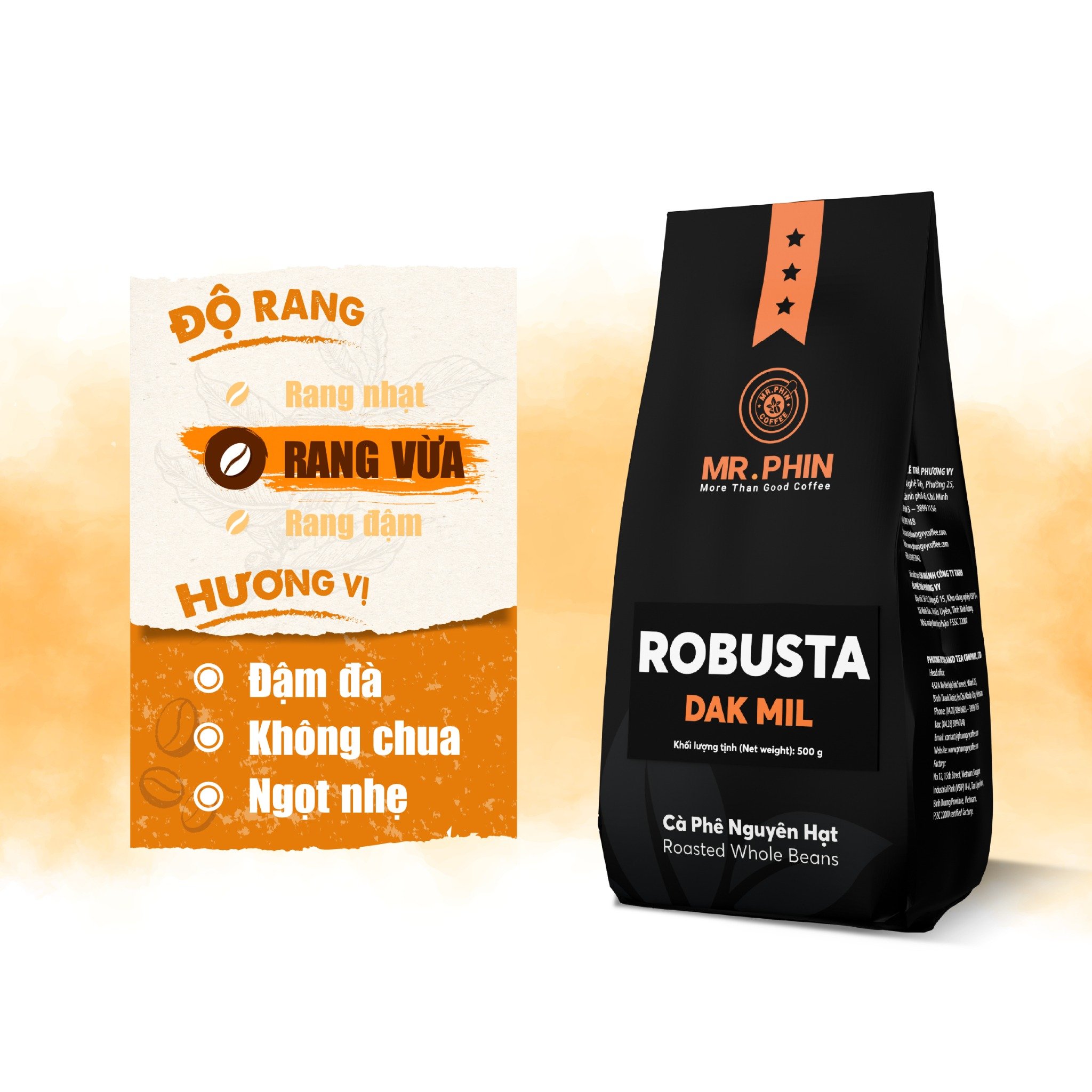 Mr. Phin - Robusta Dak Mil - 500g