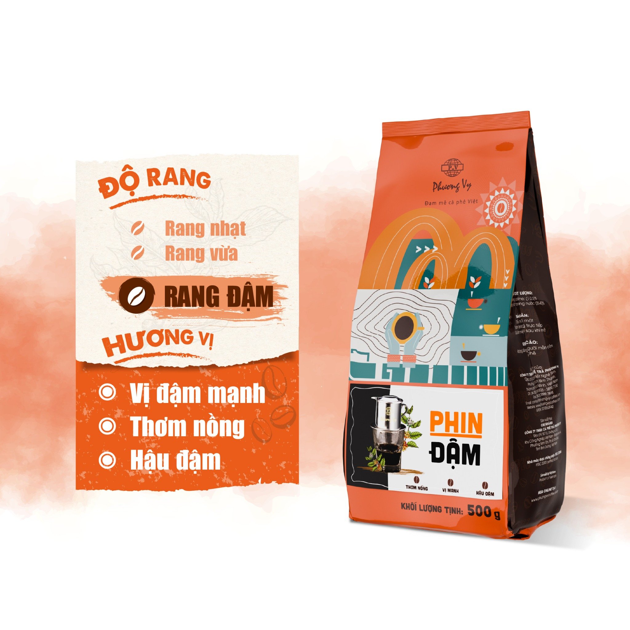 Cà Phê Phin Đậm - 500g