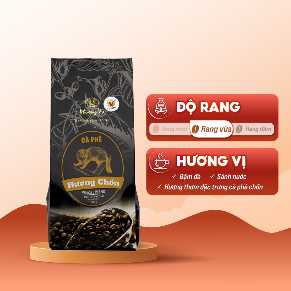 Cà phê Hương Chồn - 500g