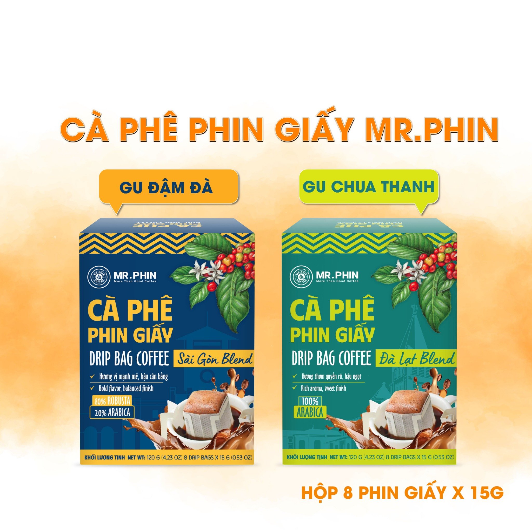 Cà phê phin giấy Mr. Phin