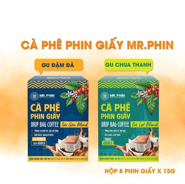 Cà phê phin giấy Mr. Phin