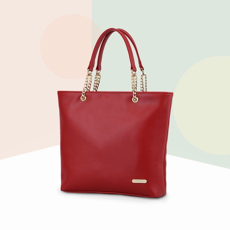 Túi xách tay nữ phối xích thanh lịch IDIGO FB2-4303-00