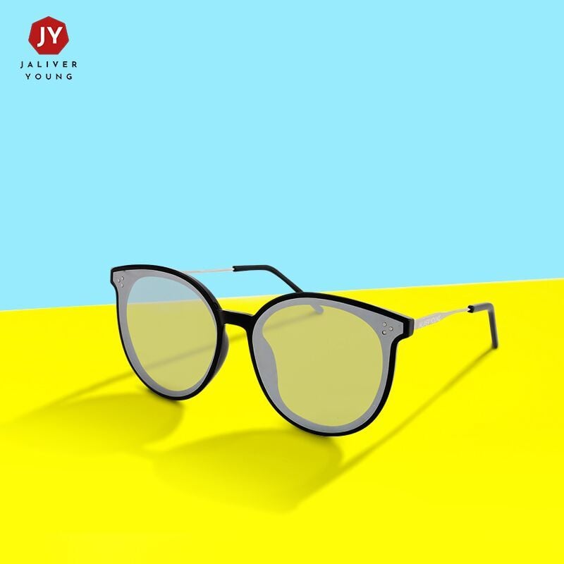 Kính mát thời trang UV400 nam nữ gọng mắt mèo Jaliver Young - SM-1012S