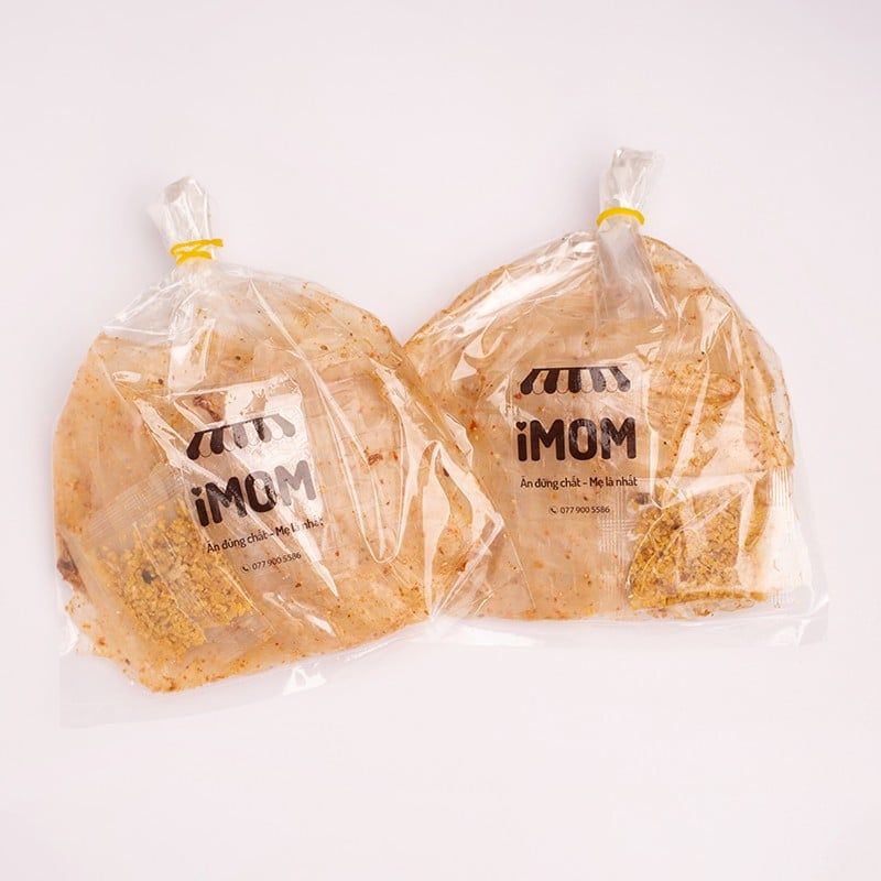 Combo 2 Túi Bánh Tráng Xì Ke Tỏi Phi (2 x 50g)