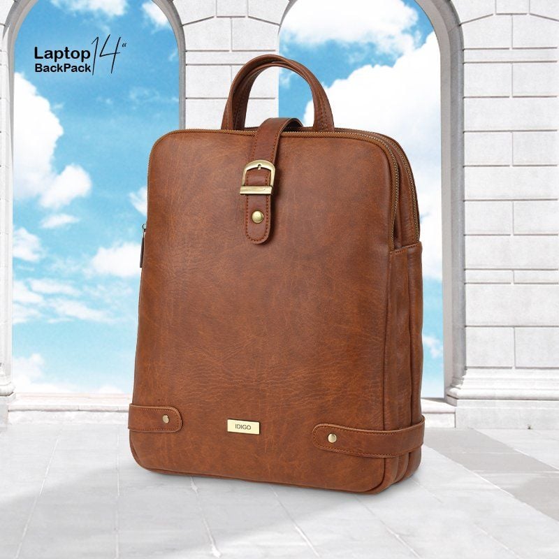 Balo laptop nam nữ 14” phối nịt năng động IDIGO UBP2 - 6011 - 00