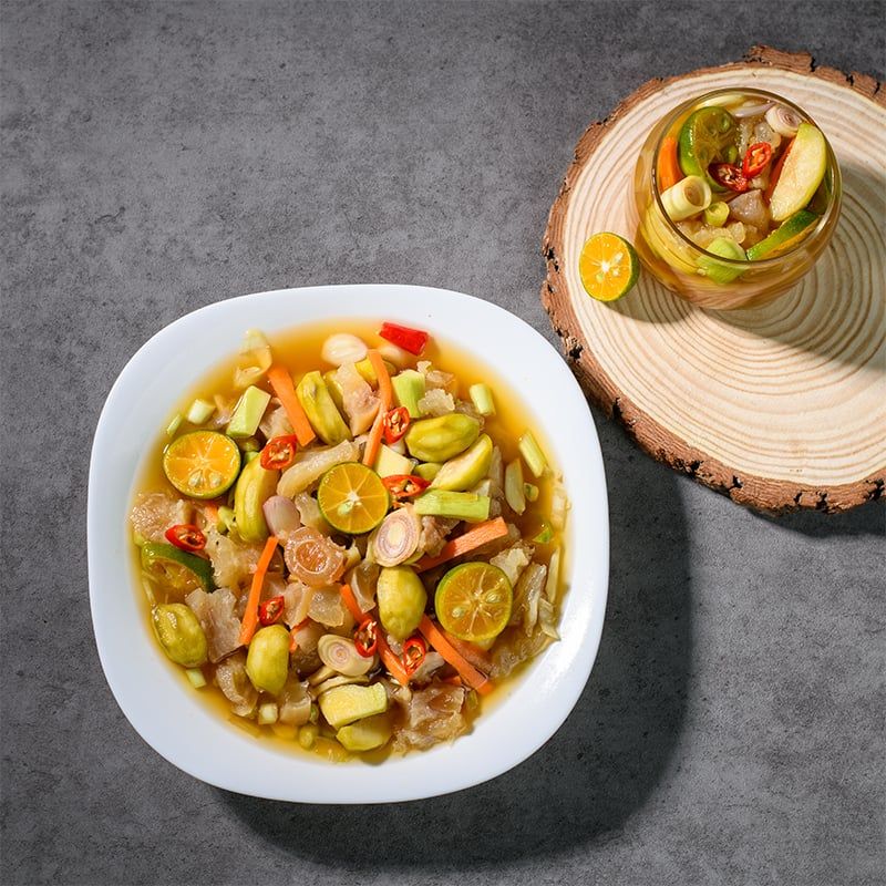 Gân Bò Sả Tắc Cóc Thái Chua Cay iMOM