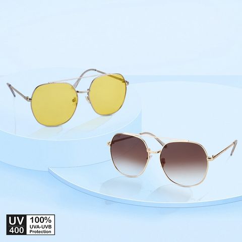Kính mát thời trang UV400 nam nữ gọng đa giác Jaliver Young SM–6015Y