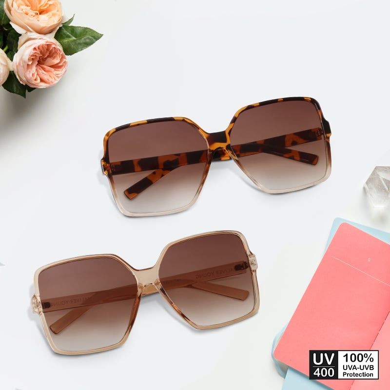 Kính mát thời trang UV400 nam nữ gọng ngũ giác Jaliver Young SP - 1011S