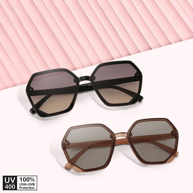 Kính mát thời trang UV400 nam, nữ gọng đa giác Jaliver Young SP - 1019