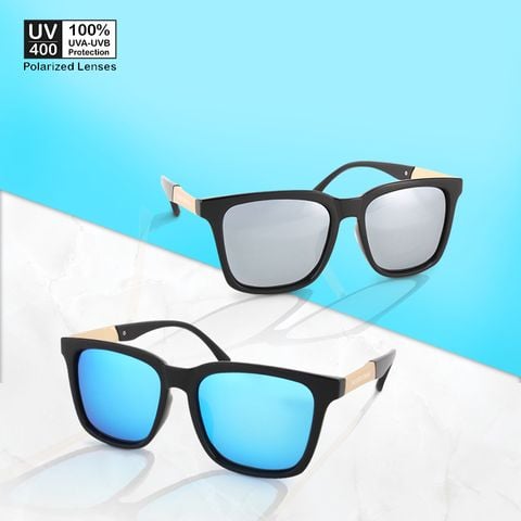 Kính mát thời trang UV400 nam gọng vuông phân cực chống chói Jaliver Young SP-1031
