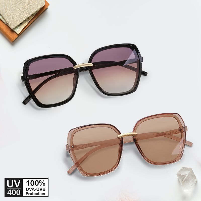 Mắt kính mát nữ đa giác gọng kính nhựa UV400 Jaliver Young SP – 1055