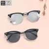 Mắt kính mát nam nữ ovan gọng kính kim loại phối nhựa nửa vành UV400 Jaliver Young SP – 1066