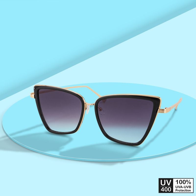 Kính mát thời trang UV400 nam nữ mắt mèo oversize Jaliver Young SM – 6010U