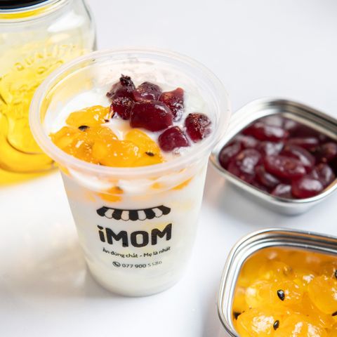  Sữa chua trân châu mix hạt đác iMOM 