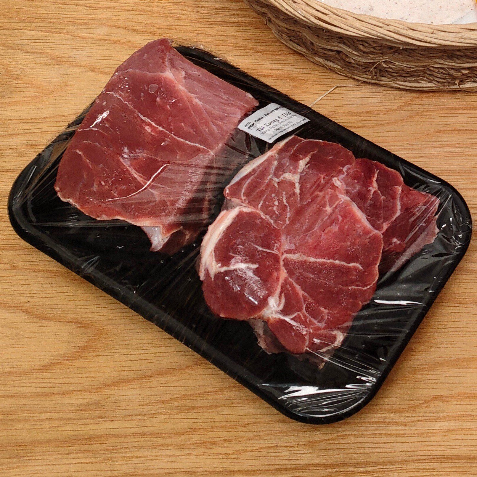 Nạm bò + Bắp bò 600g