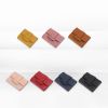 Ví nữ cầm tay nắp gập phối nịt nữ tính IDIGO FW2-2003-00