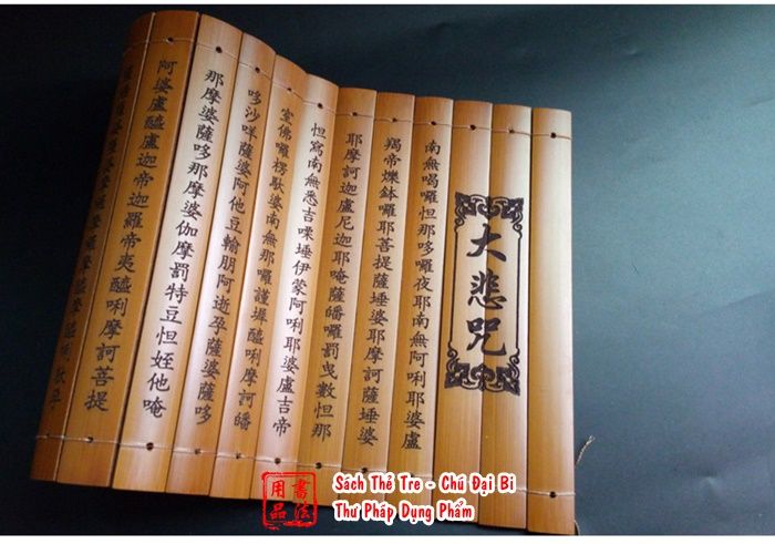 Sách thẻ tre – Thư Pháp Dụng Phẩm