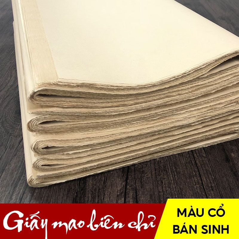 Giấy viết thư pháp mao biên chỉ - Set 70 tờ (48x78cm)