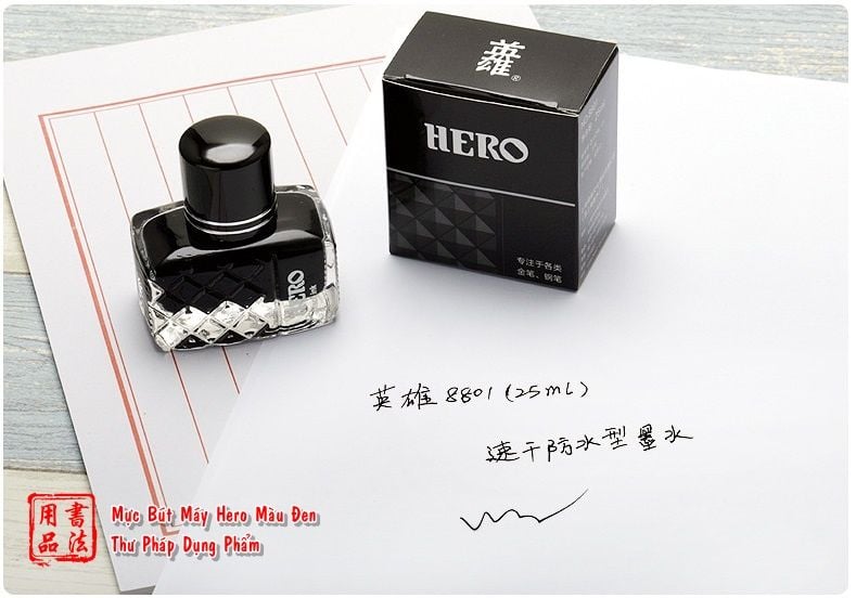 Mực Bút Máy Hero Màu Đen