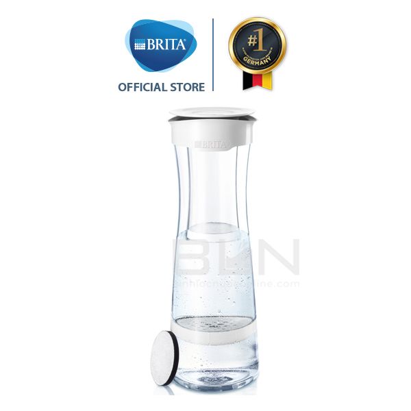 BÌnh lọc nước BRITA Fill & Serve Mind White 1.3L (có sẵn 1 đĩa lọc MicroDisc) - Sản xuất tại Đức