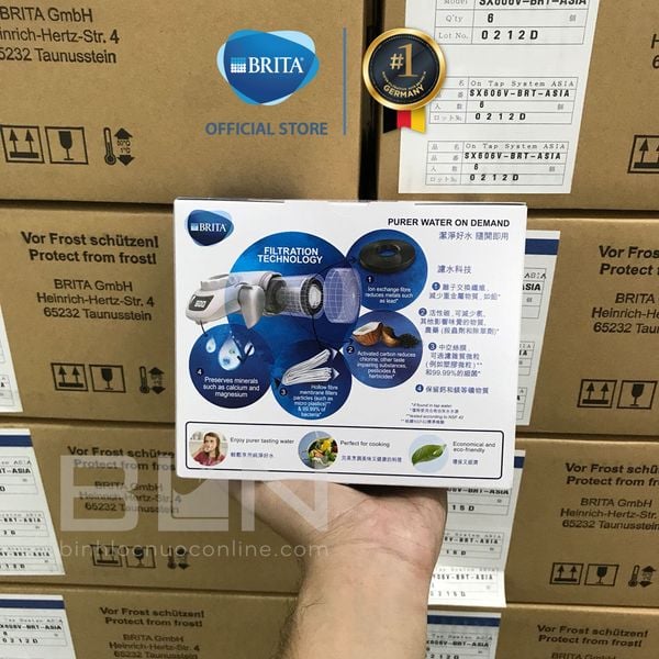 Thiết bị lọc nước tại vòi BRITA On Tap (có sẵn 1 lõi lọc BRITA On Tap HF cao cấp) - Sản xuất tại Nhật Bản