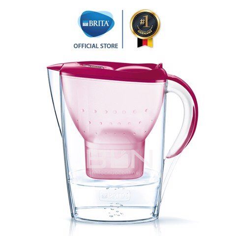 Bình lọc nước BRITA Marella Berry 2.4L (có sẵn 1 lõi lọc Maxtra Plus) - Sản xuất tại Đức