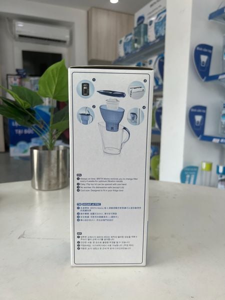 Bình lọc nước BRITA Marella Cool Blue 2.4L (có sẵn 1 lõi lọc Maxtra Plus) - Sản xuất tại Đức