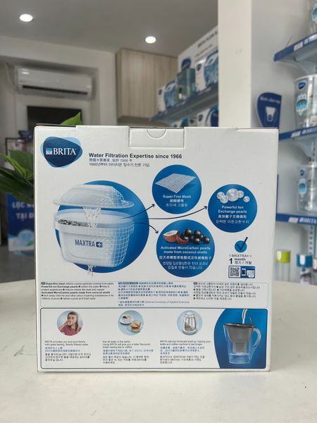 Bình lọc nước BRITA Marella Graphite 2.4L (có sẵn 1 lõi lọc Maxtra Plus) - Sản xuất tại Đức