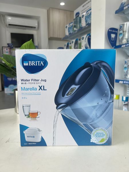 BRITA Marella XL Blue 3.5L (có sẵn 1 lõi lọc) - Thương hiệu đến từ Đức BRITA®  Việt Nam - Bình lọc nước từ Đức - brita.vn