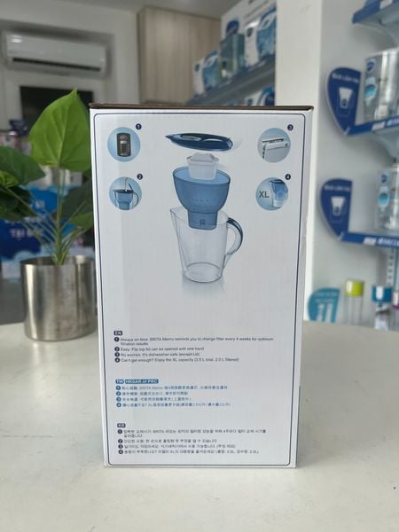 Bình lọc nước BRITA Marella XL Blue 3.5L (có sẵn 1 lõi lọc Maxtra Plus) - Thương hiệu đến từ Đức